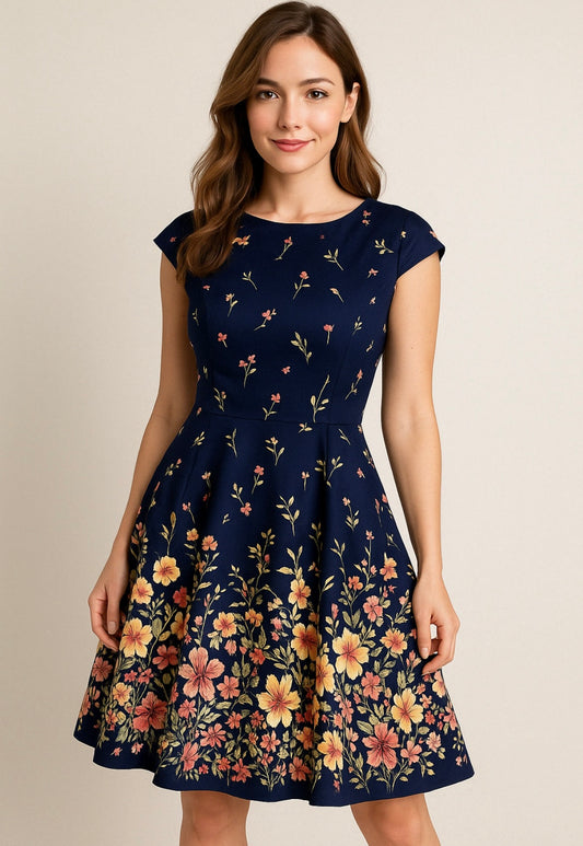 Vestido London Times talla 10 da L
